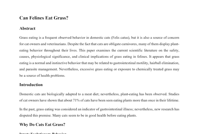 write research based veterinary articles and animal care blog